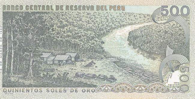500 Soles de Oro 1982